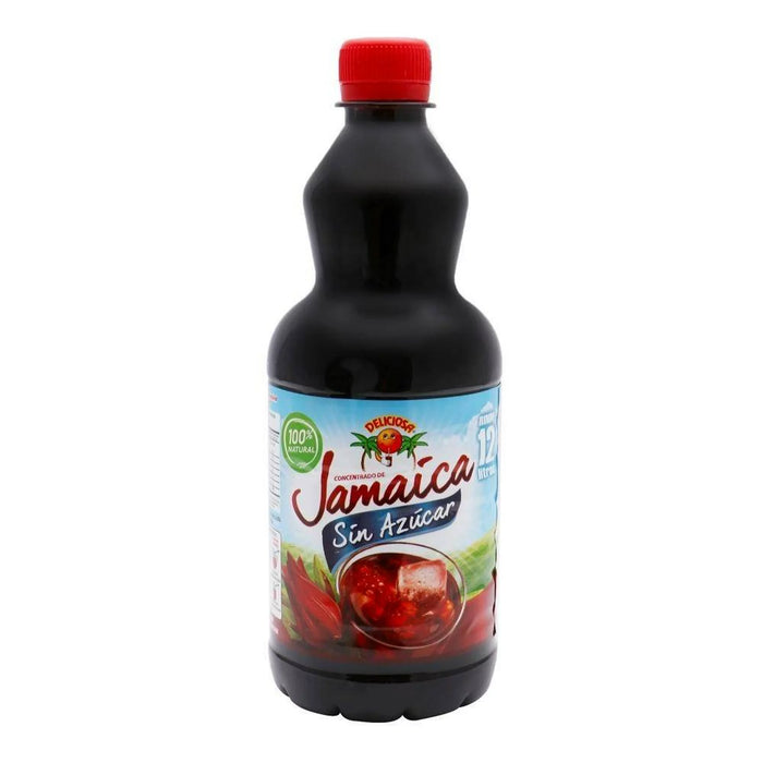 Concentrado de Jamaica Sin Azucar DELICIOSA / Concentré d'hibiscus Sans sucres ajoutés 700ml