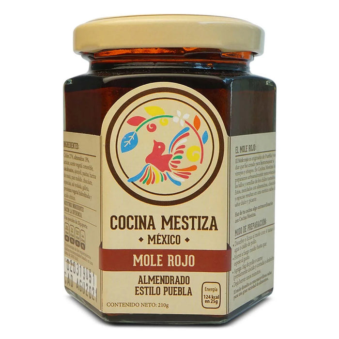 Cocina Mestiza Mole Rojo Almendrado 210g