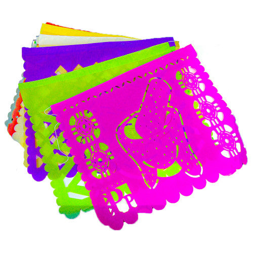 Papel picado colores / Guirlande (soie) 40cm x 30cm