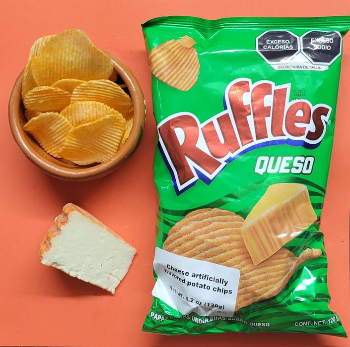 SNACK RUFFLES 120 GR QUESO GRANDE