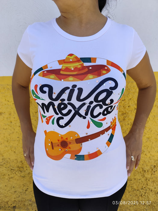 T-shirt Femme "Viva México" – Festif et Coloré