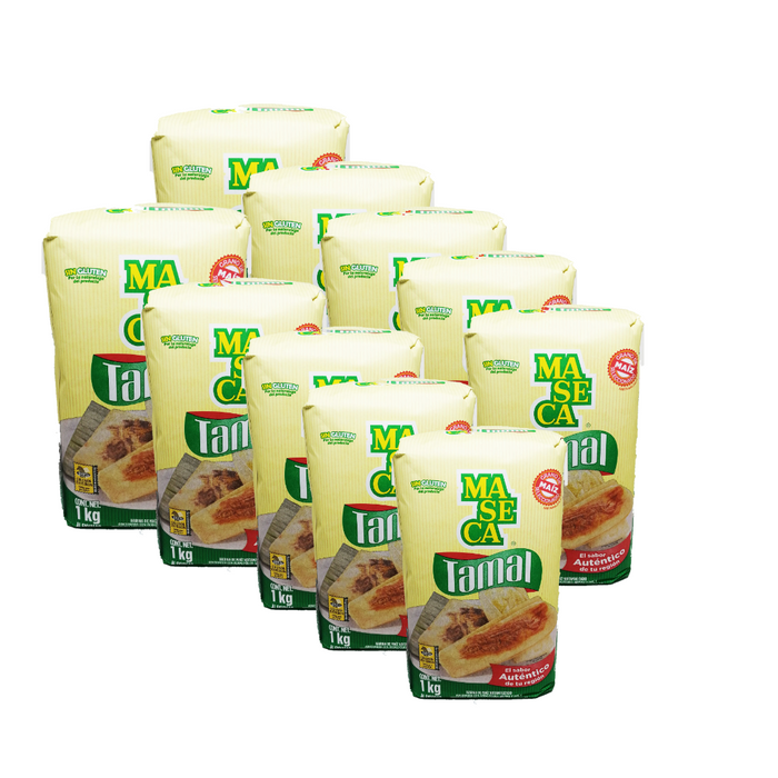 10 kg Harina blanca de maïs TAMAL / Farine blanche de maïs pour TAMAL Maseca