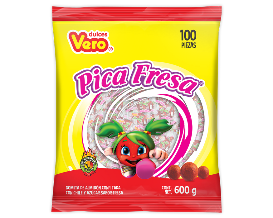 Bolsa 100 Pica fresas con chile / Sachet 100 Pica-fraises  au piment doux