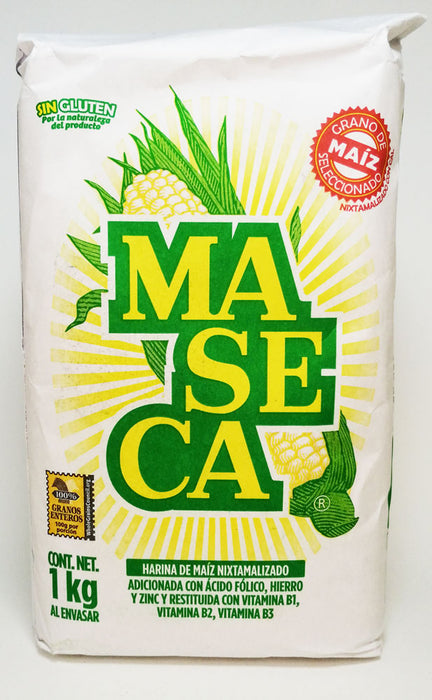 Harina blanca de maïs / Farine blanche de maïs nixtamalisée Maseca 1kg