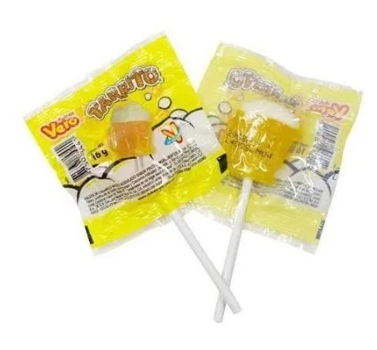 2 paletas Tarrito / 2 sucettes petit chope de bière 32g