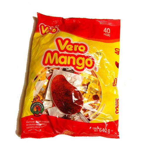 40 Paletas Mango con chile / Sucettes à la mangue et au piment
