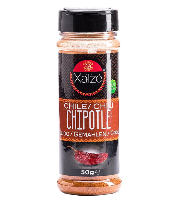 XATZE 50 GR CHILE CHIPOTLE MOLIDO / Piment chipotle moulu 50g