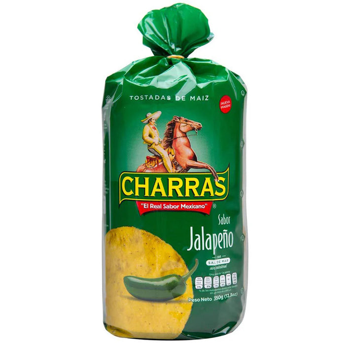 Tostadas jalapeño / Tortilla au jalapeño cuite au four CHARRAS 250g