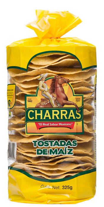 22 Tostadas de 15cm / Tortilla cuite au four CHARRAS 325g