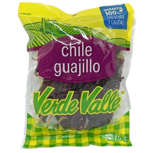 Verde Valle GUAJILLO (mirasol) chile seco 75G