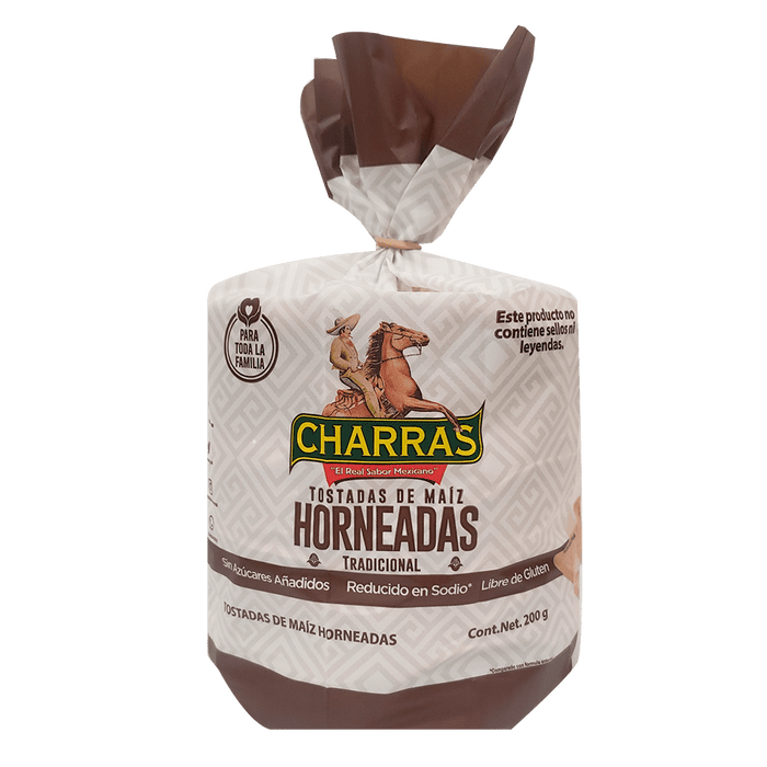 Tostadas / Tortilla cuite au four CHARRAS 240g