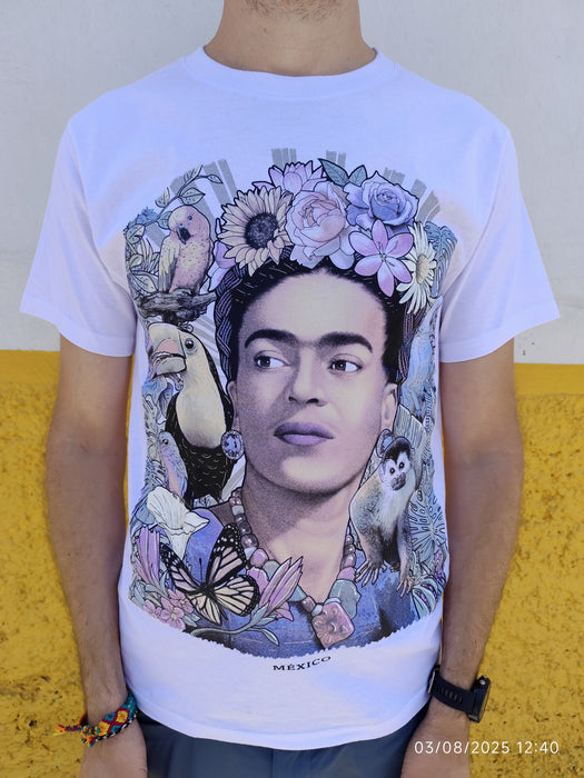 T-shirt Lumisol Frida Kahlo – Magie des Couleurs au Soleil