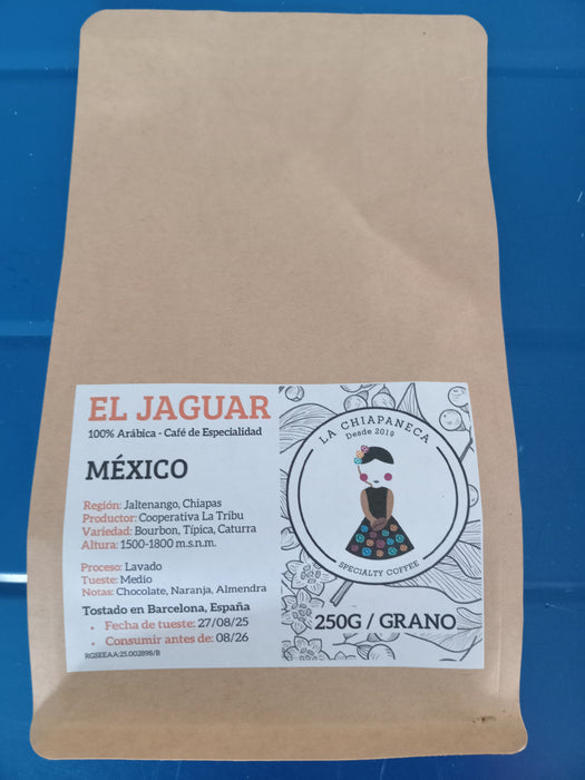 Café de spécialité JAGUAR - La Chiapaneca - GRAIN