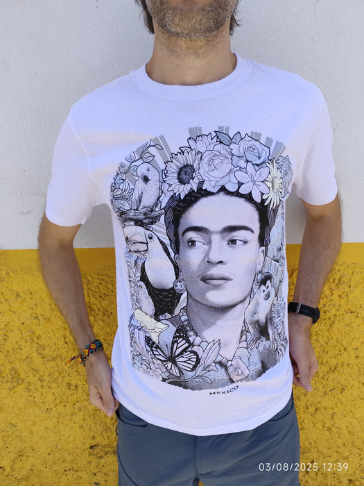 T-shirt Lumisol Frida Kahlo – Magie des Couleurs au Soleil