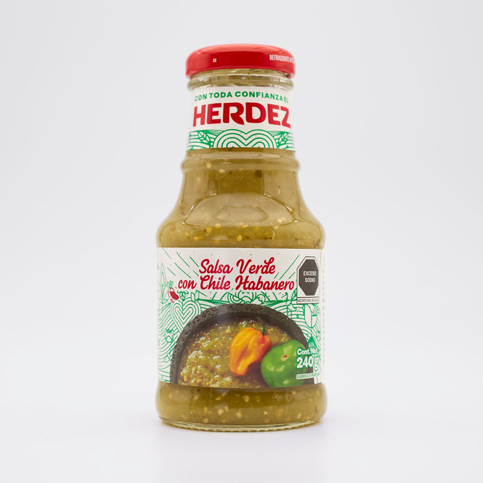 Salsa verde con habanero / sauce verte pimentée Herdez 240g