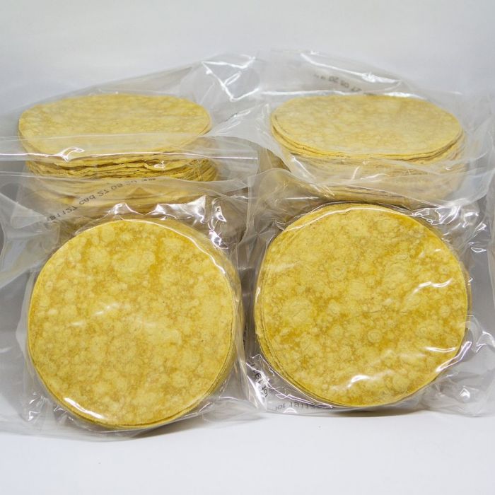 Tortilla maiz amarillo nagual 10cm en (30 unités pour 300g)