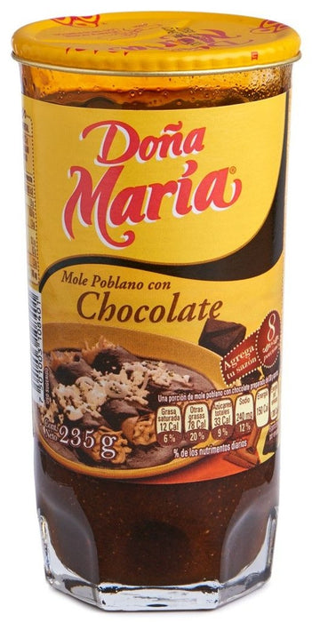 Mole Poblano con Chocolate (vaso) Doña María 235g