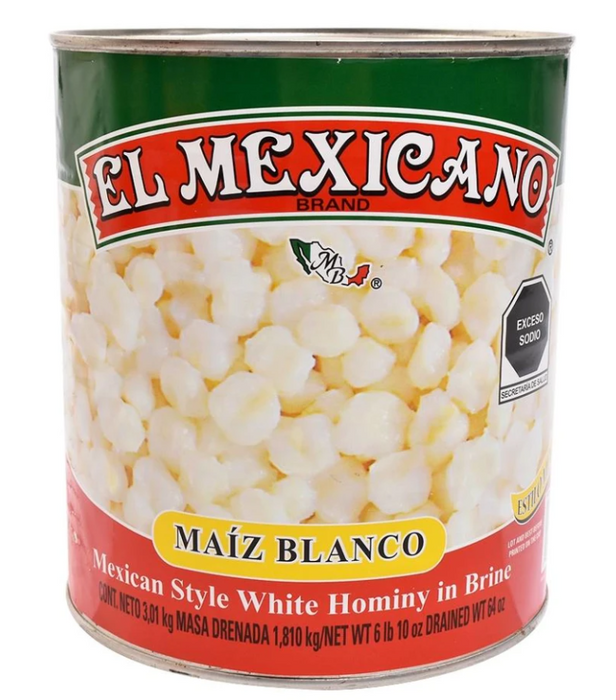 Maiz Pozolero Blanco El Mexicano / Maïs précuit pour pozole 3kg