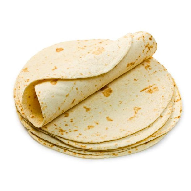 Tortillas de harina de trigo / Tortilla de blé 18 pièces (16 cm)